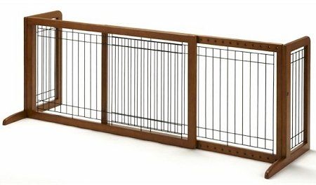 Large Bay Isle Freestanding Pet Gate - Tall