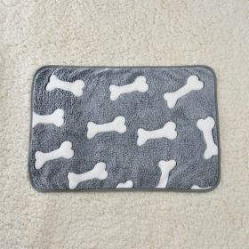 For Common Dogs Blanket Non-slip Seat Cushion (Option: Bone-25x25cm)