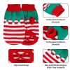 Pet Christmas Turtleneck Sweater Dog Cat Christmas Clothes Snowman Stripes Costume Winter Holiday Sweater for Small Medium Kitten Puppy Cats Dogs