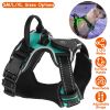 Light Up Dog Harness Rechargeable LED Dog Harness No Pull Lighted Dog Vest with Handle for Small/Medium/Large Dogs