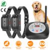 328FT Electric Wireless Dog Fence System With GPS Location Monitor Collar Receiver Rechargeable Beep Vibration Fence System for Small Medium Large Dog