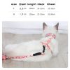 Cat Collar Harness Leash Traction Rope Chest Strap Pet Safe Gentle Leader Come with Me Kitty Harness Bungee Drop Shipping