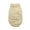 Dog Cable Knit 100% Cotton Sweater